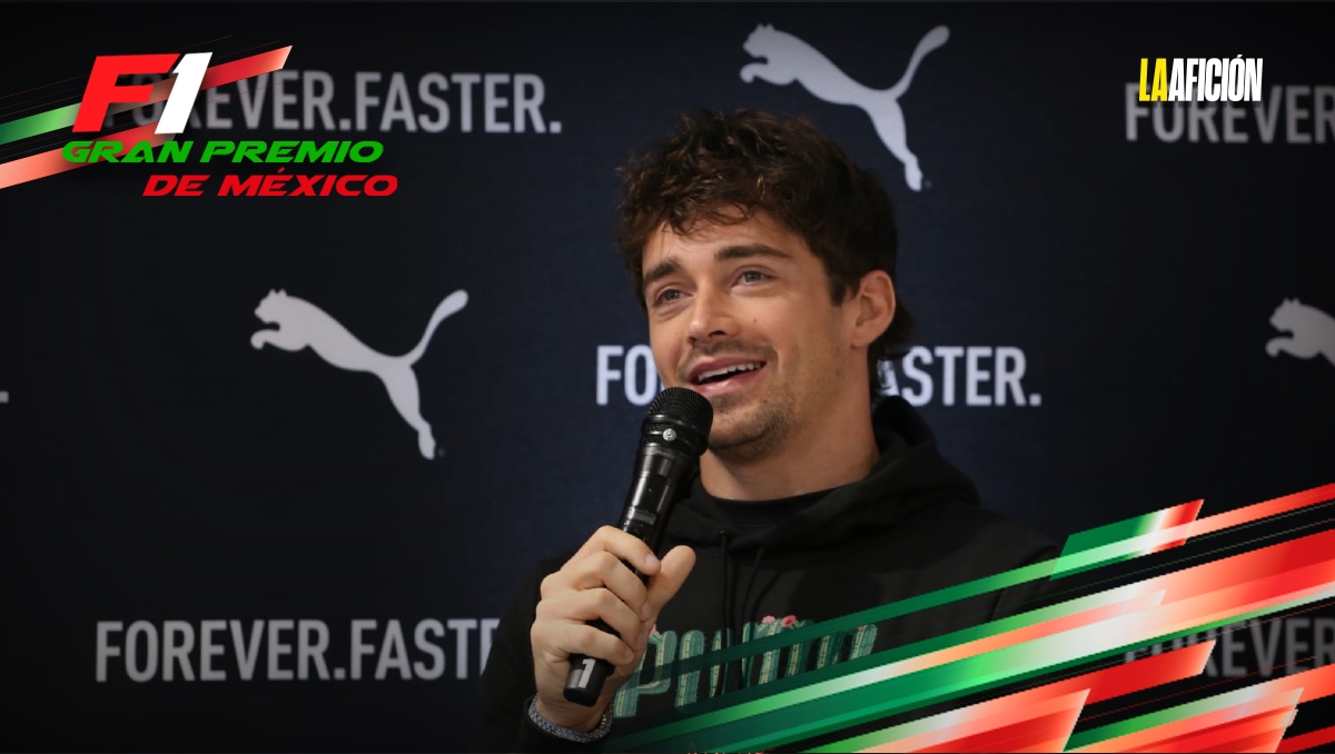 Charles Leclerc elogia a la afición mexicana, de quienes dijo son muy acogedores (Ariana Pérez)