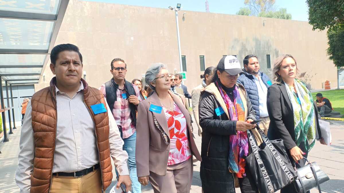 Comisión de trabajadores del Poder Judicial ingresa a San Lázaro. | Especial