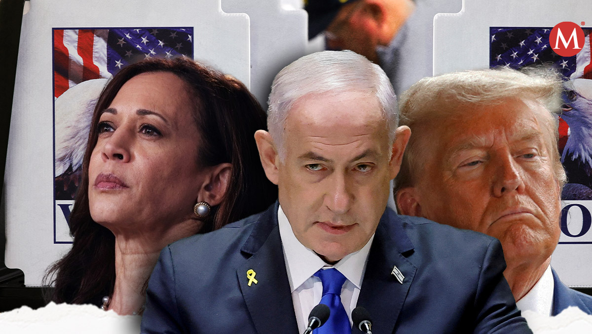 Netanyahu, Trump y cómo el conflicto en Medio Oriente podría afectar las elecciones estadunidenses | Diseño: Samantha Martz