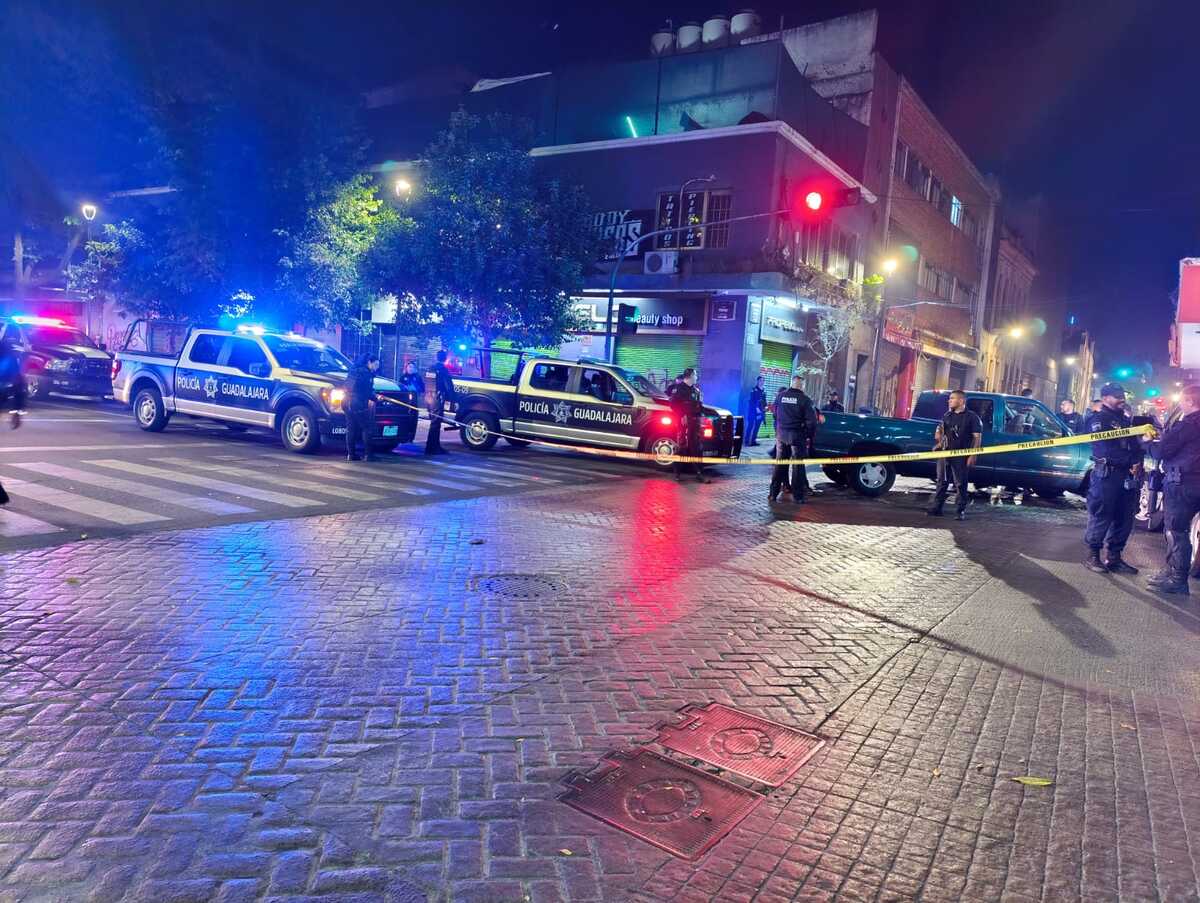 La persecución terminó en avenida Hidalgo. (Vicente Torres)