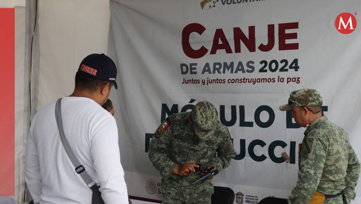El programa Canje de Armas 2024 del Edomex pagó casi 5 millones a quienes entregaron armas en módulos. Especial