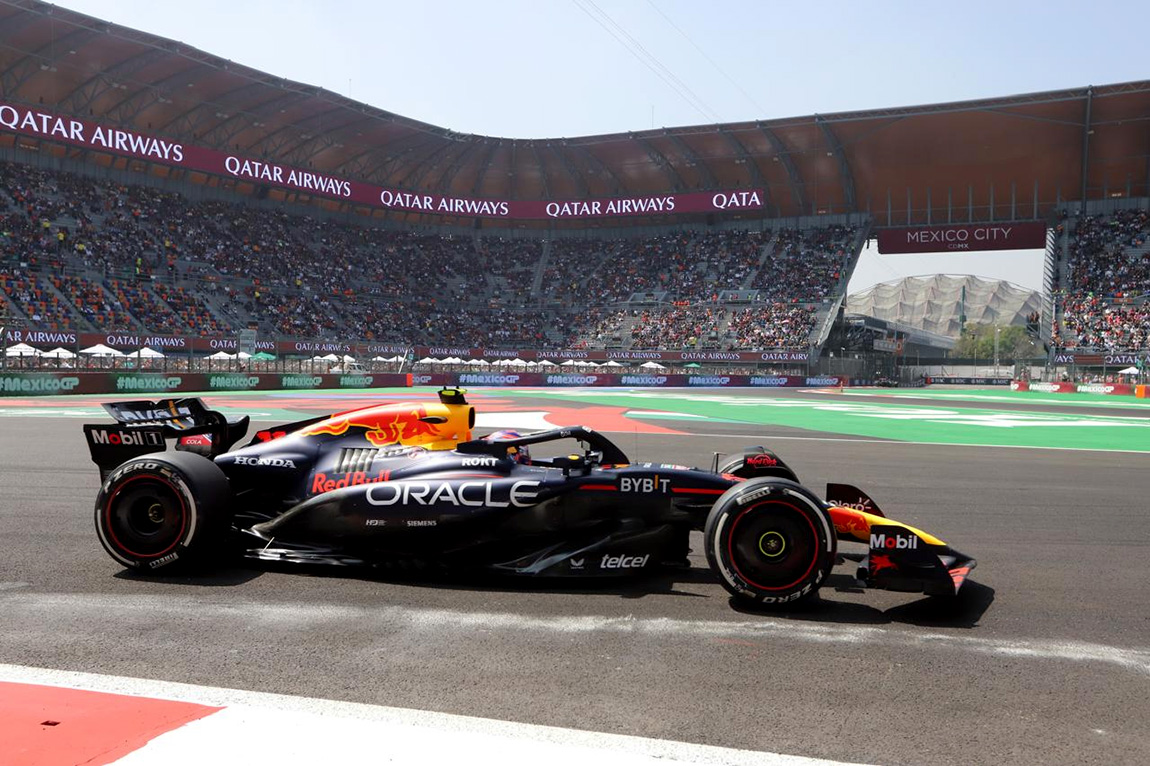 Sergio 'Checo' Pérez será el único mexicano en la pista del Autódromo Hermanos Rodríguez en la segunda sesión de prácticas del día . Jorge Carballo