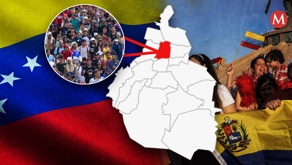 Aumenta presencia de venezolanos en Ciudad de México. (Diseño: Samantha Martínez)