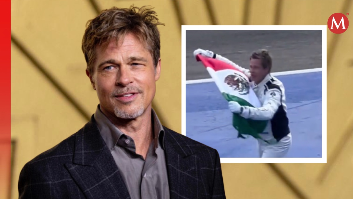 Brad Pitt recibe inesperado beso. | ESPECIAL