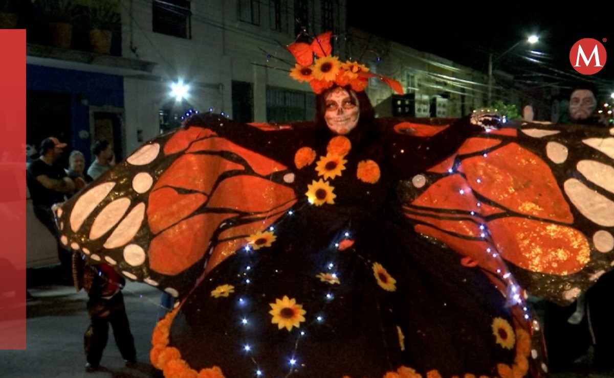 Se lleva a cabo desfile del Día de Muertos en Tlaquepaque (Melissa Álvarez)