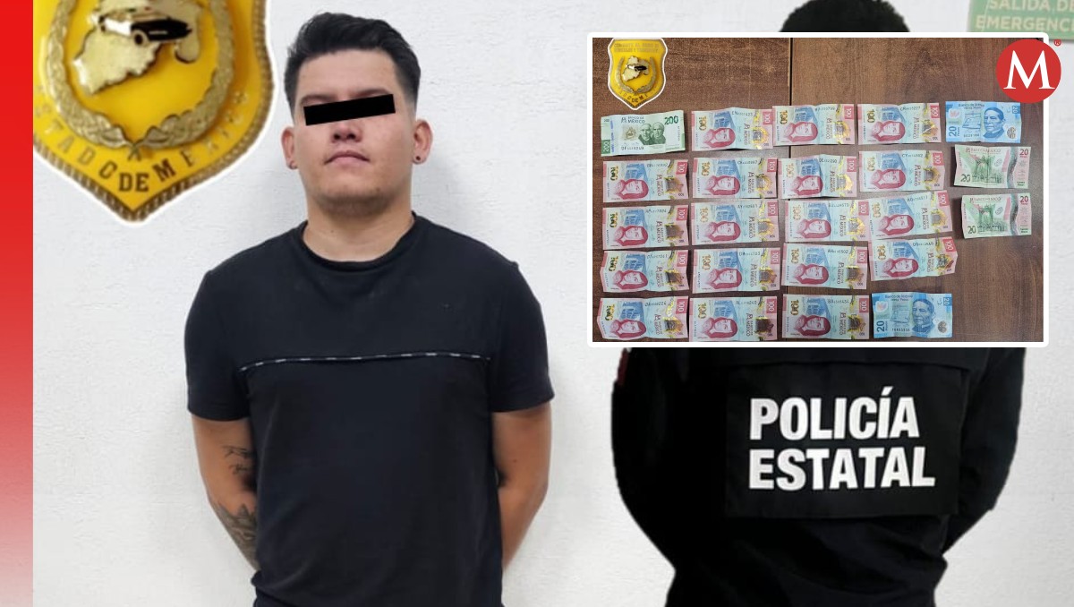 El colombiano fue detenido con el dinero que presuntamente obtuvo a través de una extorsión. Foto: (Especial)