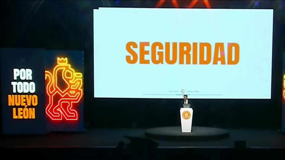 Samuel García destaca estrategia de seguridad de Nuevo León en tercer informe