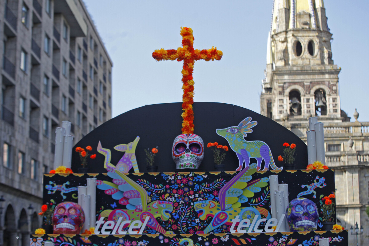 Altar de Día de Muertos en el Centro de Guadalajara (Fernando Carranza)
