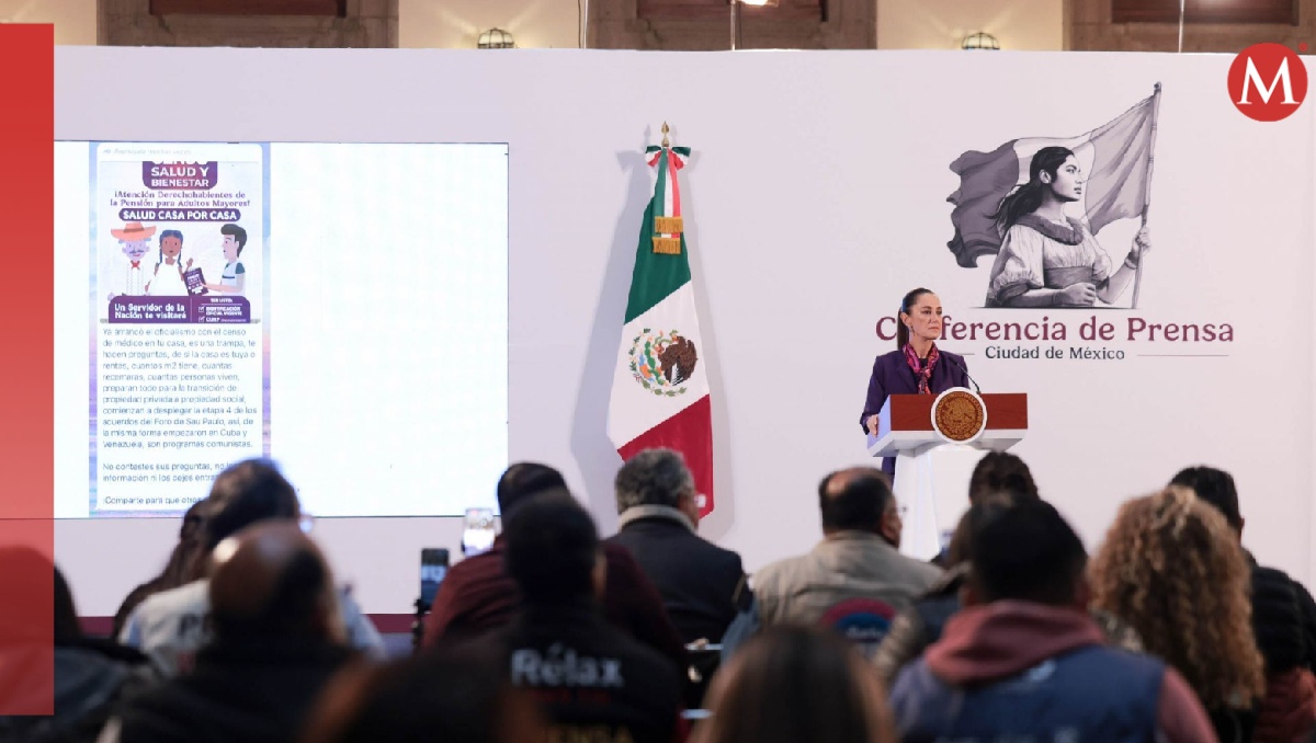 Conferencia de prensa mañanera en el Salón de Tesorería de Palacio Nacional. | Cuartoscuro