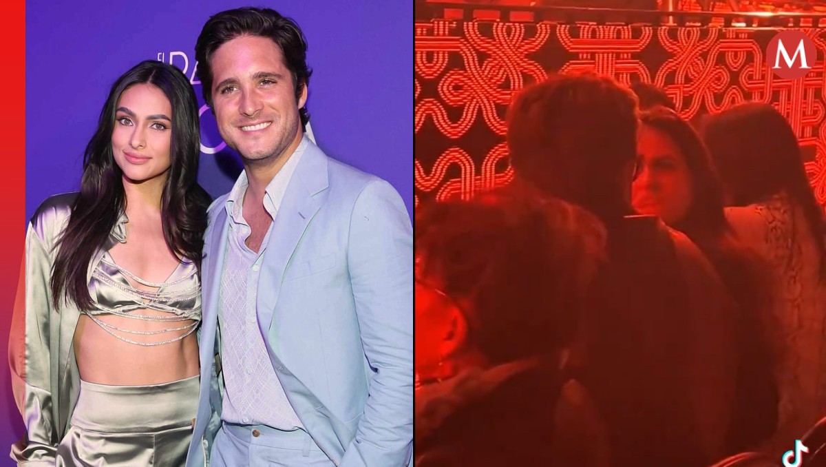 Diego Boneta y Renata Notni pelean en el show de Alejandro Fernández