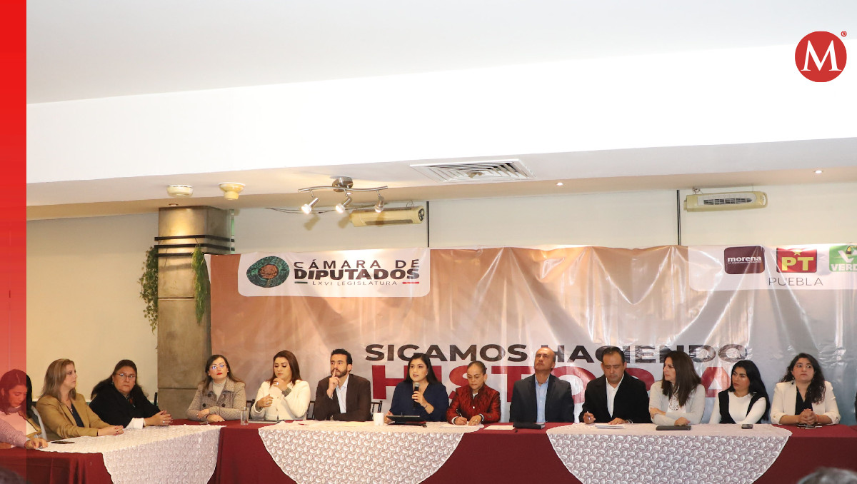 Diputados federales de Morena en Puebla | Agencia Es Imagen
