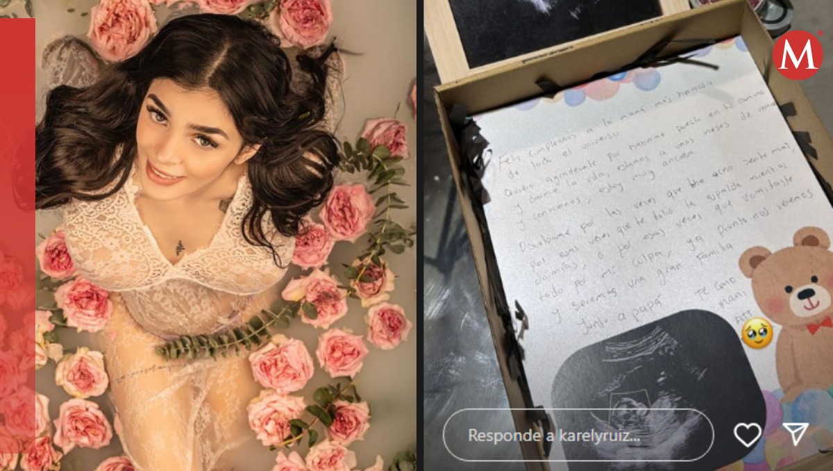 Karely recibe carta de su bebé