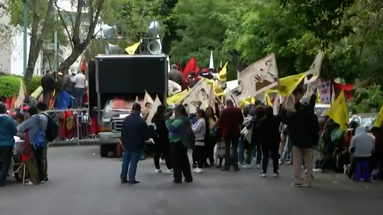 Organizaciones indígenas protestan en Segob por grupos generadores de violencia en Oaxaca