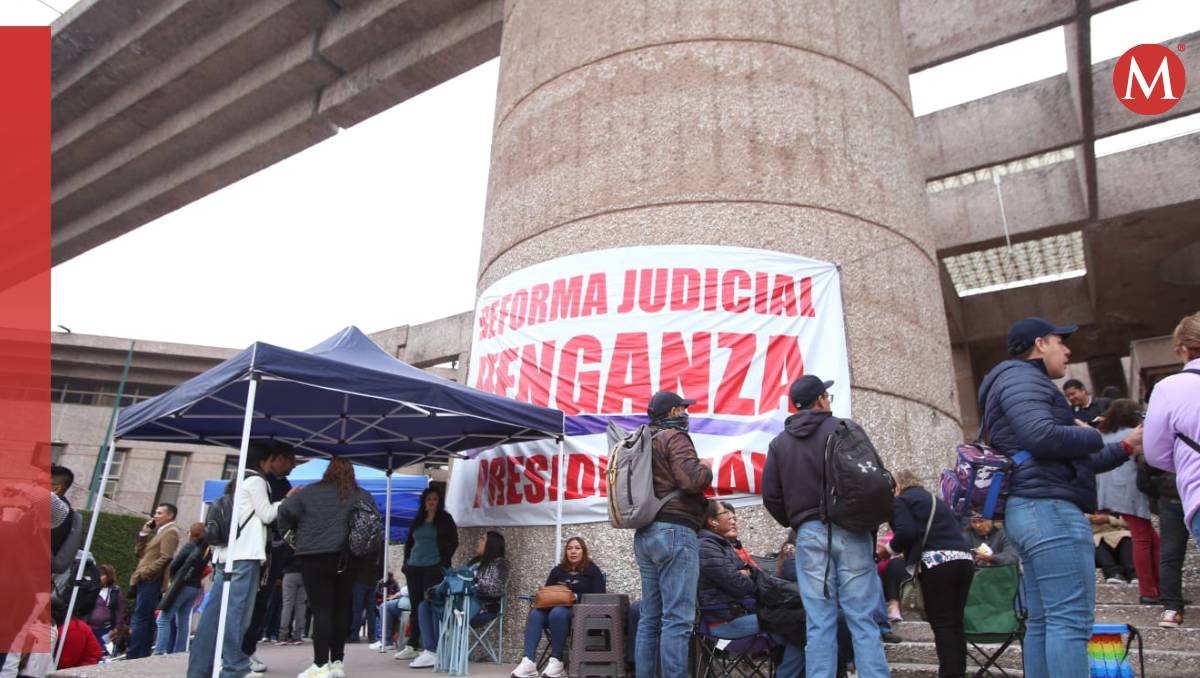 Pase a qué se había informado que hoy se retomarían las labores, en el CJF continúa en paro. Foto: Ariana Pérez