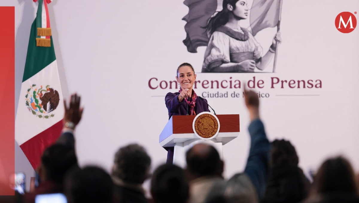 La presidenta Sheinbaum en su conferencia mañanera del 28 de octubre en Palacio. | Cuartoscuro