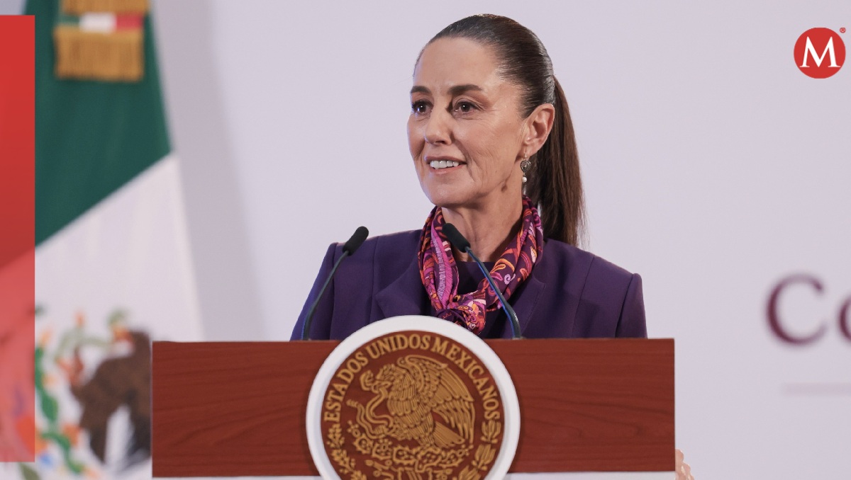 La presidenta Sheinbaum en su conferencia de prensa en Palacio Nacional el 28 de octubre. | Cortesía