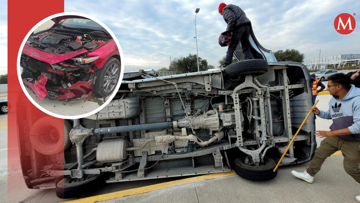 Choque de transporte público irregular deja diez lesionados en San José Chiapa | Especial
