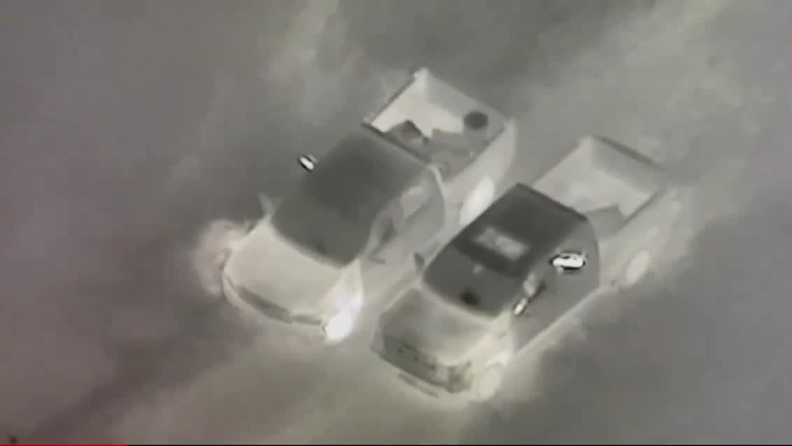 Dron capta enfrentamiento a balazos entre sicarios en Tamaulipas