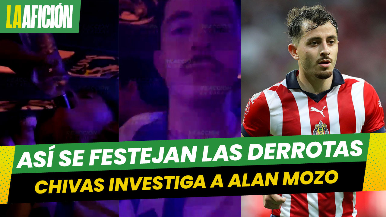 Filtran video de Alan Mozo bebiendo alcohol en un antro; Chivas abre investigación