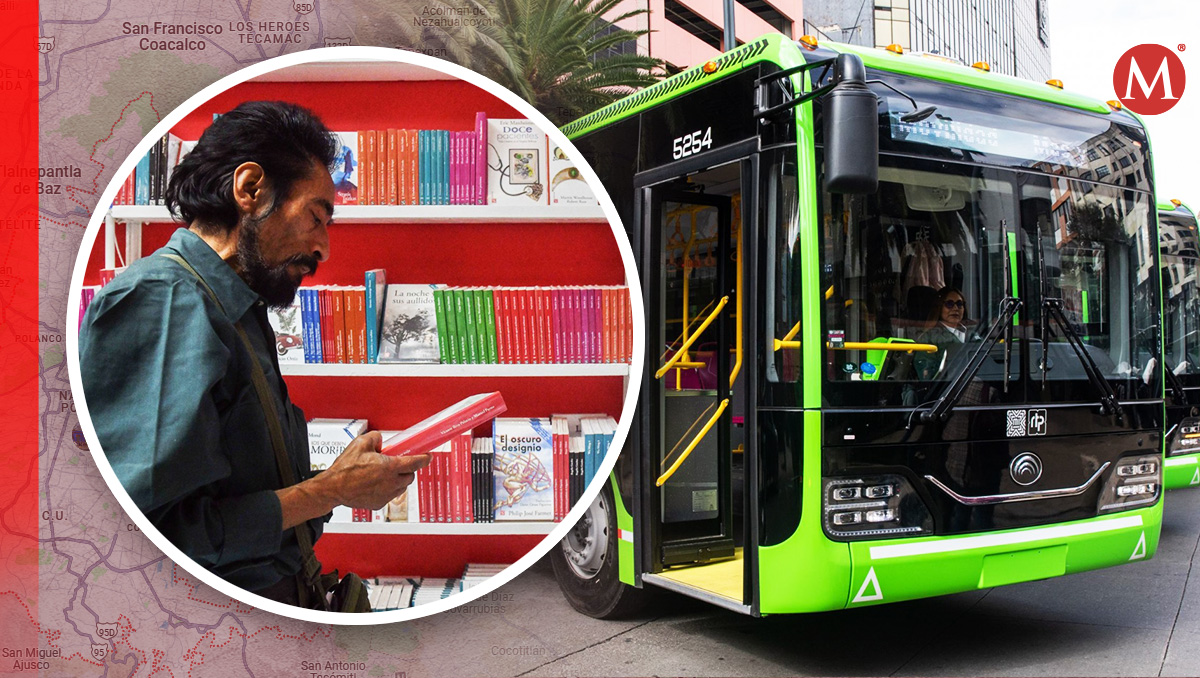 Las librerías y tendrán hasta 4 mil ejemplares, así como espacio para 10 personas (fotos: cuartoscuro / diseño: Óscar Ávila)