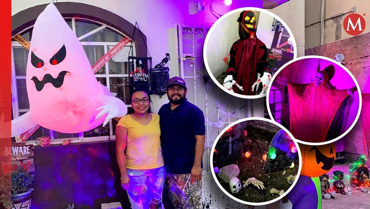 El matrimonio conformado por Karime y Erwin compartieron para MILENIO Tamaulipas que 'Halloween' es una celebración que disfrutan en familia