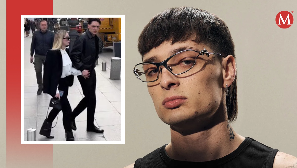 Peso Pluma fue captado en París con Diana Esparragoza. | ESPECIAL