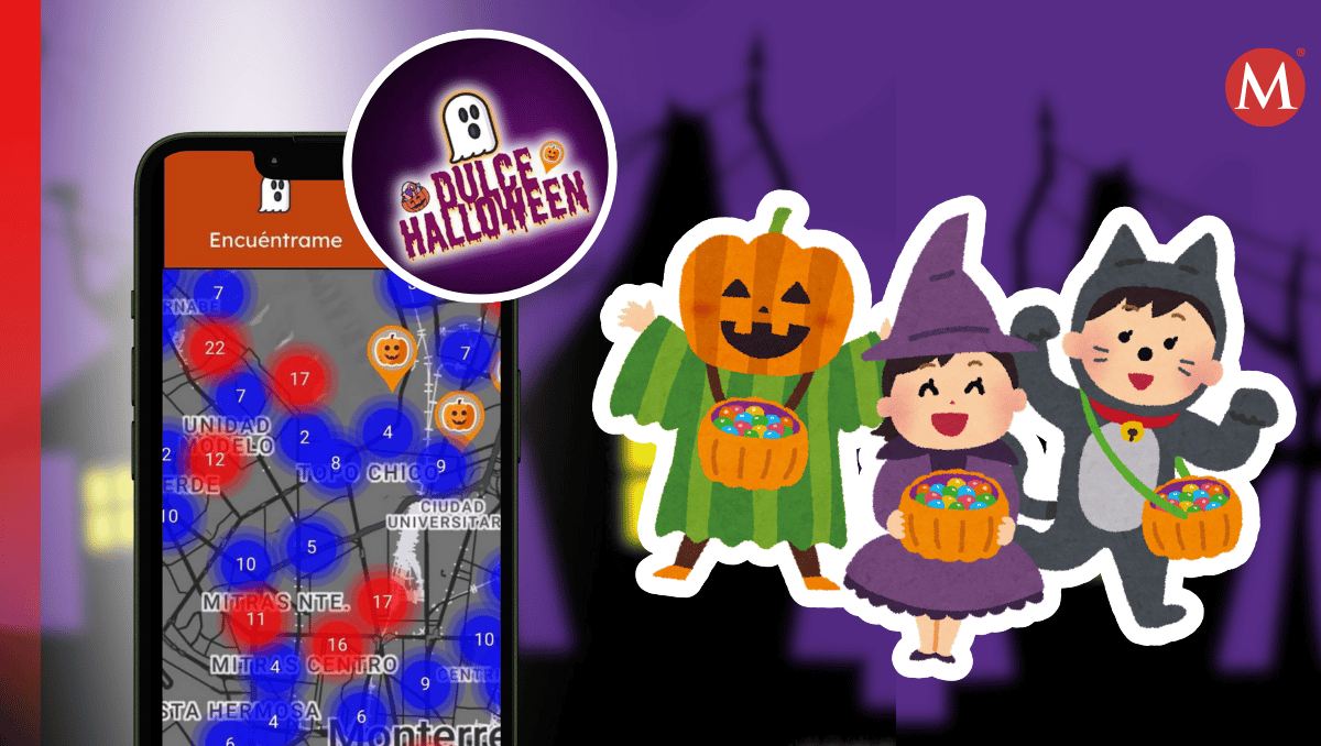 La plataforma Dulce Halloween ayuda a las personas a la búsqueda de casas en donde se dan dulces en Nuevo León / Especial.
