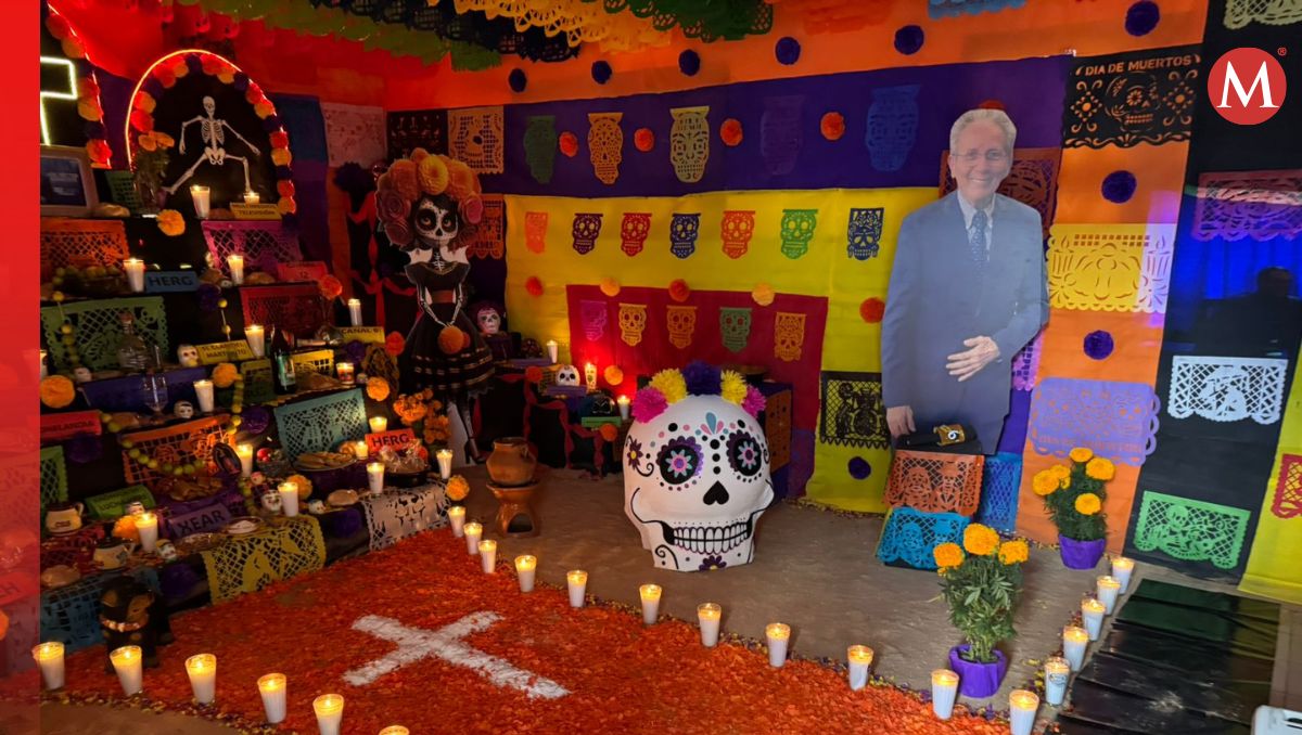 Rinden homenaje al arqui Benavides con altar de muertos/ Especial.