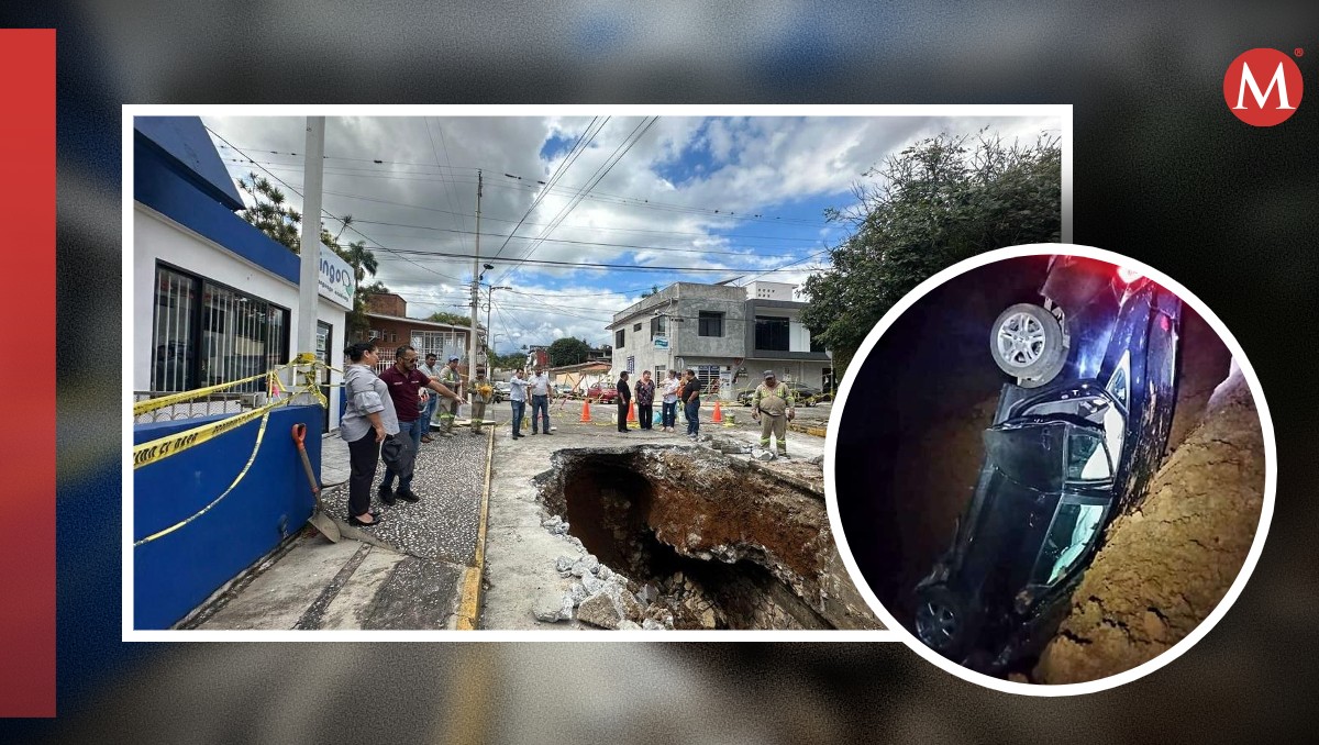 Vecinos denuncian que el socavón lleva casi un mes | Especial