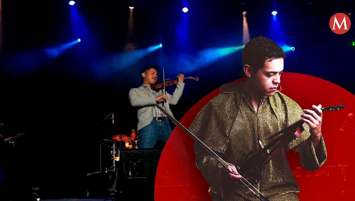 Fernando Badillo, violinista hidalguense. (Especial)