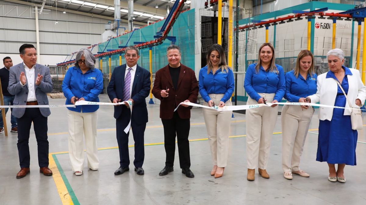 El gobernador cortó el listón de Enovaciones Mexicanas de Alambre, empresa que contribuye al crecimiento estatal al generar 200 empleos directos.