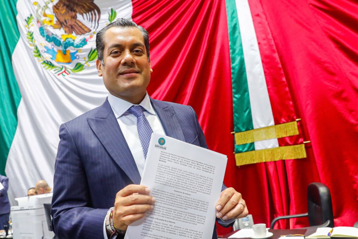 Gutiérrez Luna acusó que los consejeros pretenden socavar la voluntad del Poder Legislativo. | X