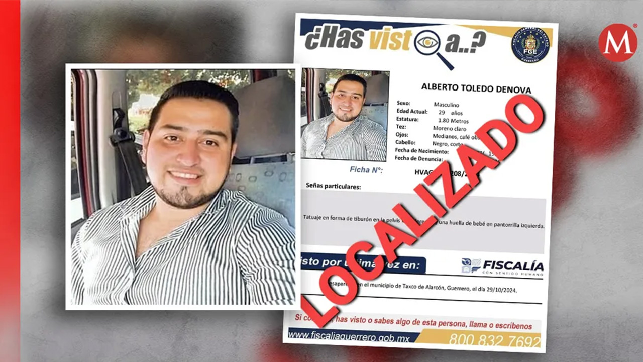 Liberan a Alberto Toledo, hijo del periodista Antonio Toledo, tras ser 'levantado' en Taxco