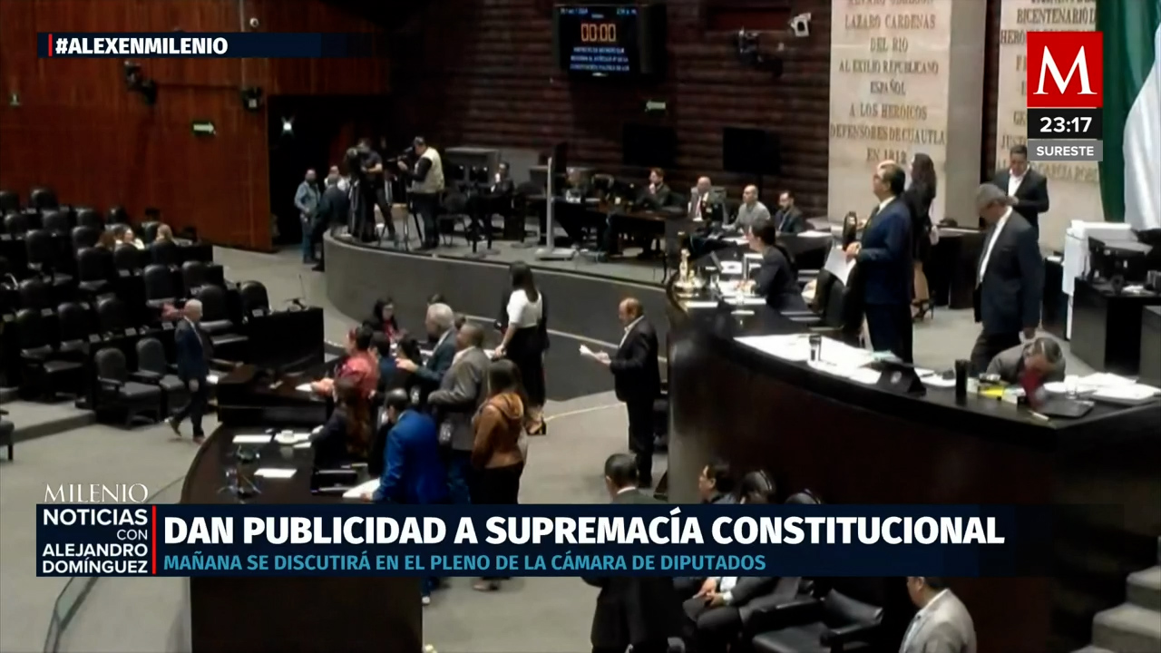 Reforma de Supremacía Constitucional se discutirá mañana en la Cámara de Diputados