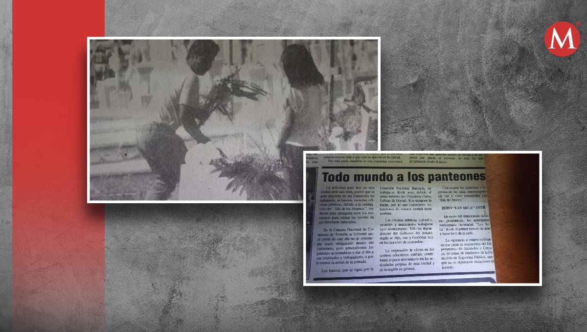 Día de muertos en panteones de Torreón. l Especial