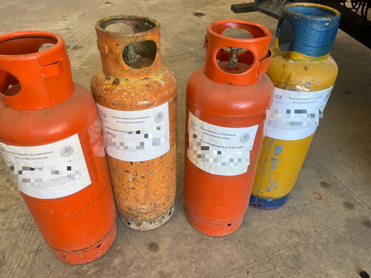 Gas LP de procedencia ilegal es asegurado en Pachuca tras cateo