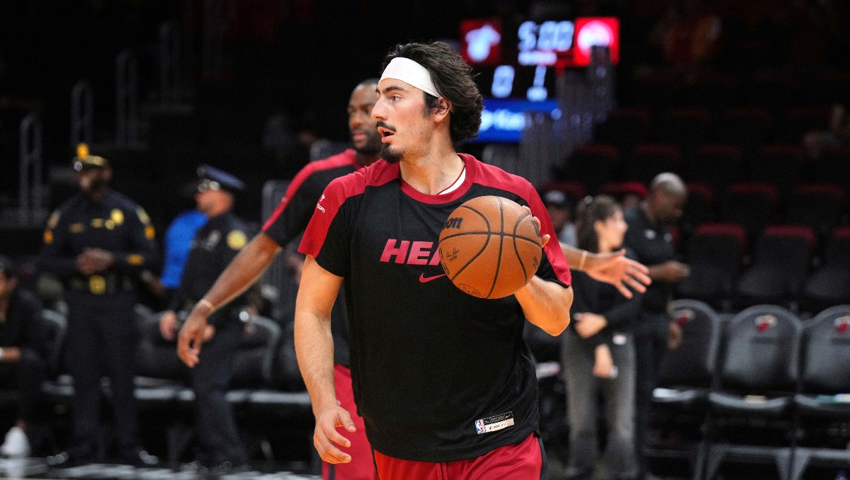 Jaime Jaquez Jr jugará con Miami Heat en el NBA México City 2024 (Reuters)