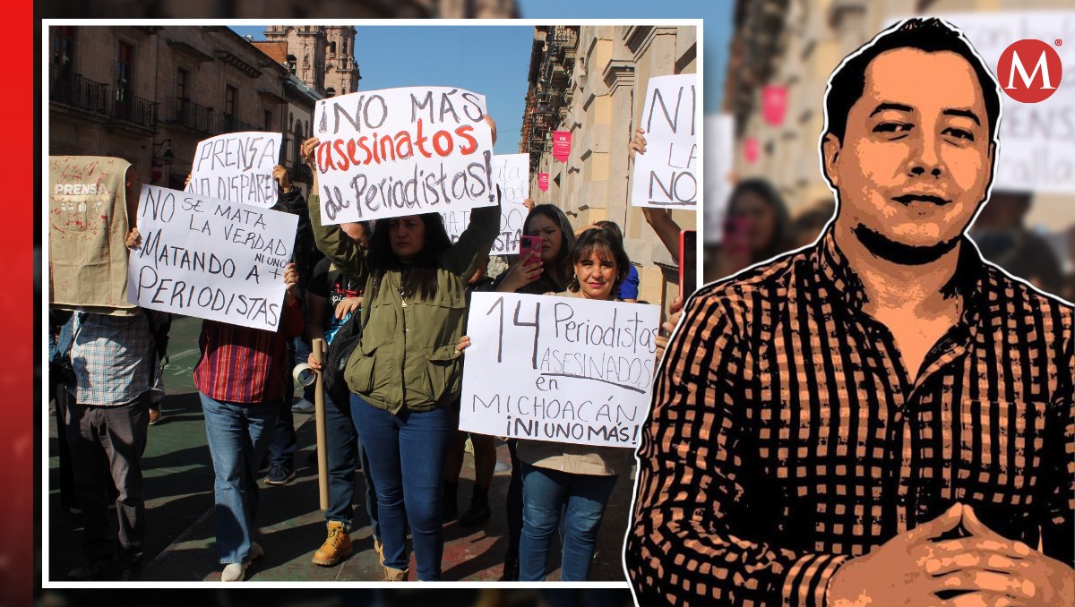 Periodistas protestaron por el asesinato del comunicador Mauricio Cruz Solís. | Especial