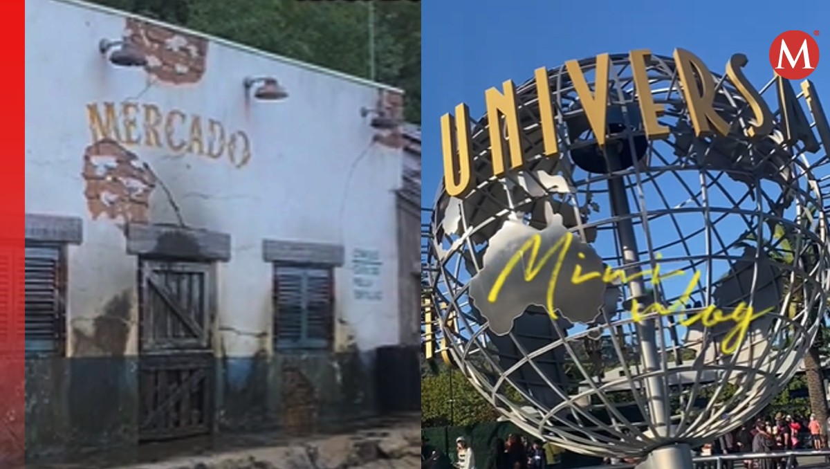Set que utiliza Universal Studios para representar a México se vuelve viral. | TikTok: @karennhc27