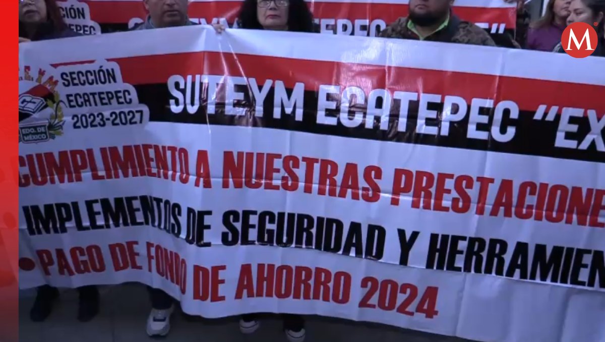 SUTEYM amenaza con bloqueos en el Circuito Exterior Mexiquense. Foto: (Lauro Galicia)