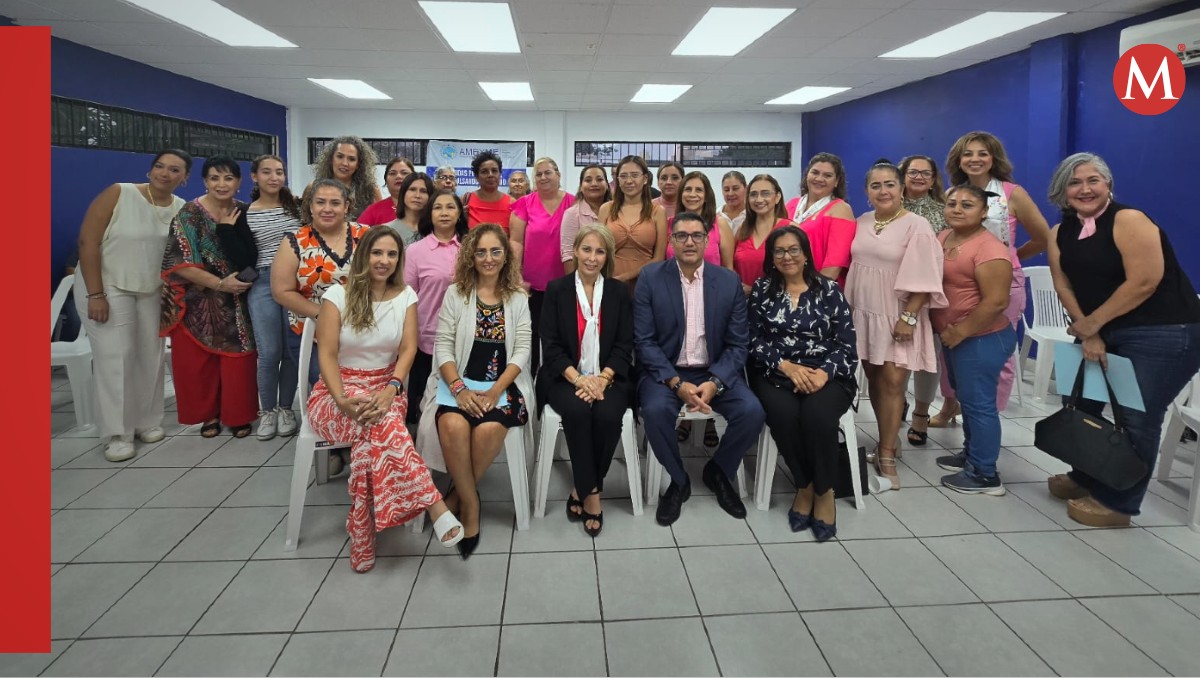 Amexme Delegación Tamaulipas Sur realizó una conferencia para prevenir el cáncer de mama.