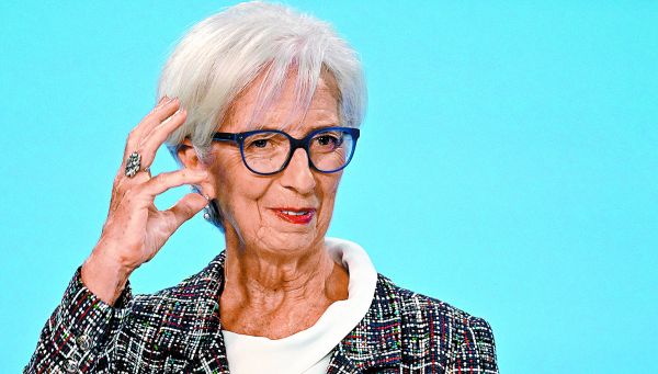 Christine Lagarde, presidenta del Banco Central Europeo. AFP