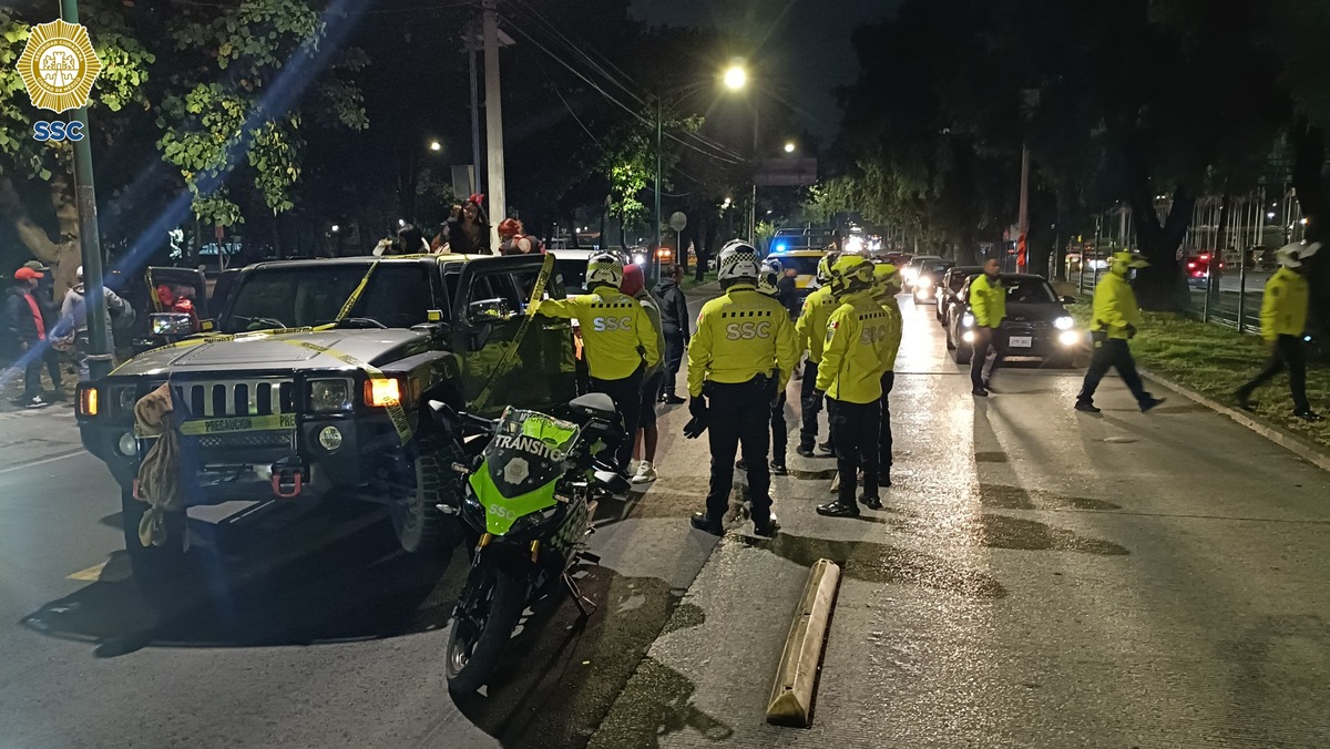 Elementos de la SSC de CdMx desplegaron un operativo de seguridad durante Día de Muertos. | Especial