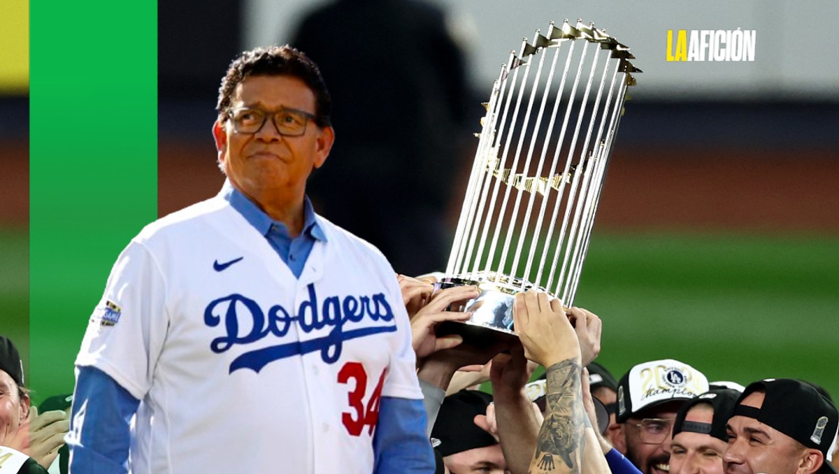 Fernando Valenzuela es homenajeado por Dodgers en festejos por la Serie Mundial (AFP/Reuters)