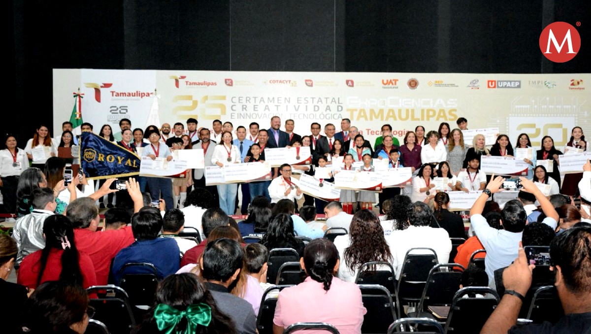 Ganadores de Expo Ciencias Tamaulipas reciben premios por su destaca participación