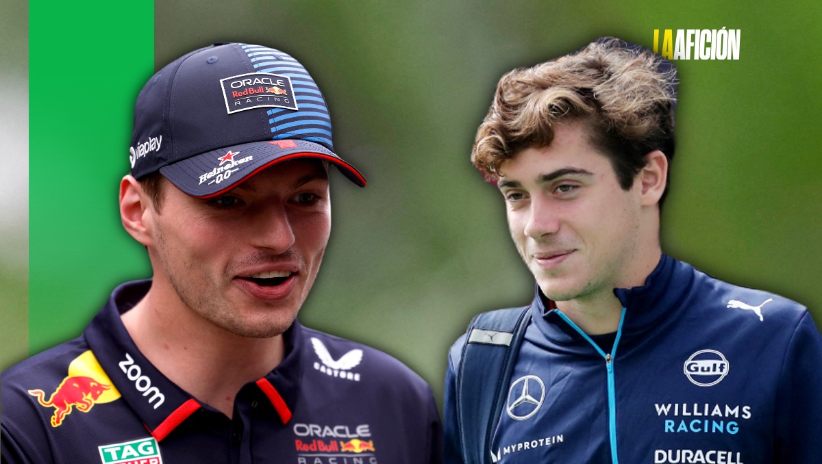 Max Verstappen alaba a Franci Colapinto previo al GP de Brasil (Reuters)