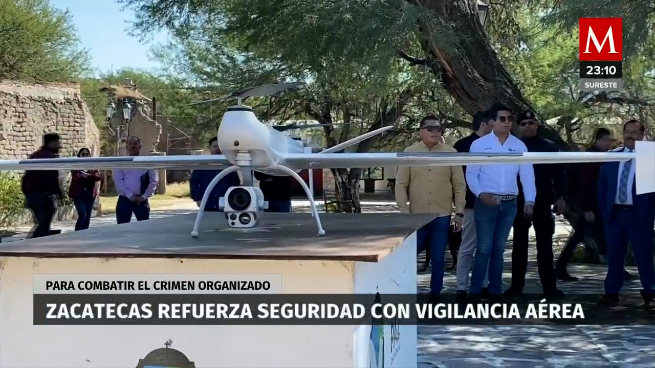 Aviones y drones refuerzan la seguridad en el espacio aéreo de Zacatecas