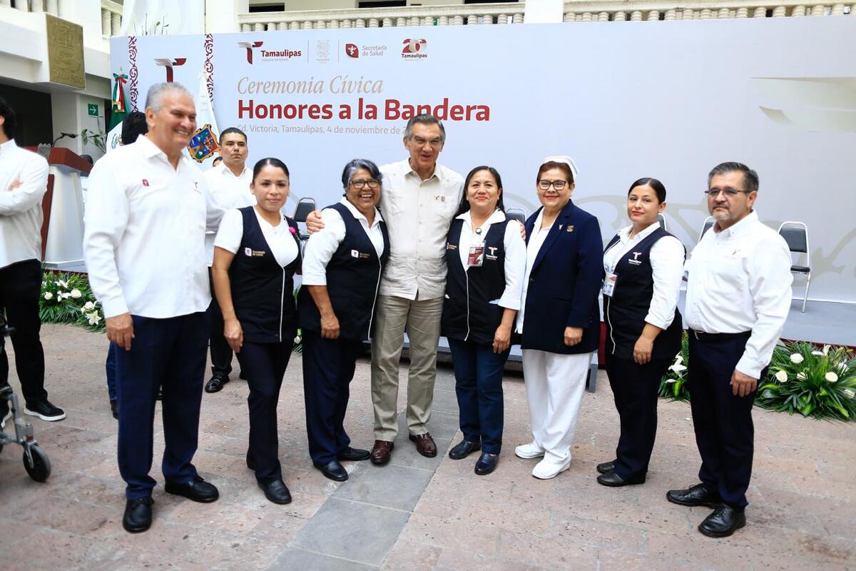 Américo Villarreal dio inicio a la campaña de vacunación | Foto: Especial