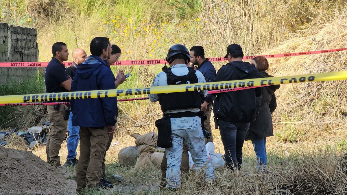 El hallazgo ocurrió en la  colonia El Tapatío. (Juan Carlos Munguía)