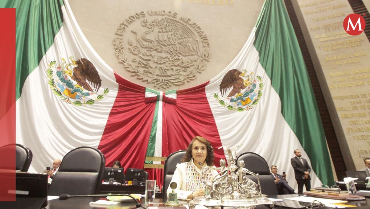 La legisladora de Morena, Dolores Padierna, en la Mesa Directiva de la Cámara de Diputados. | Especial